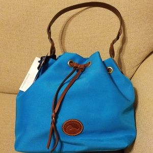 Dooney & Bourke Turquoise Drawstring Bag